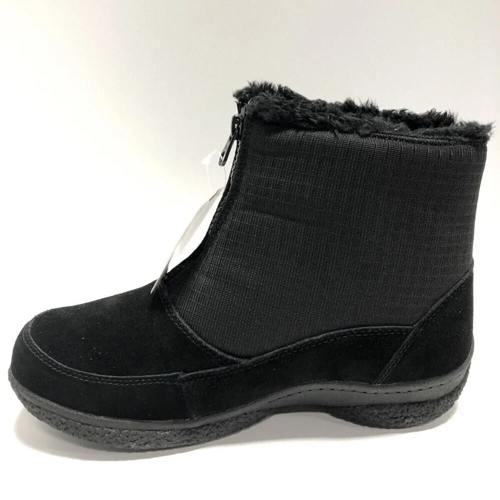 Propet Women’s Hedy, Black Ankle Boots, Size 6.5 M